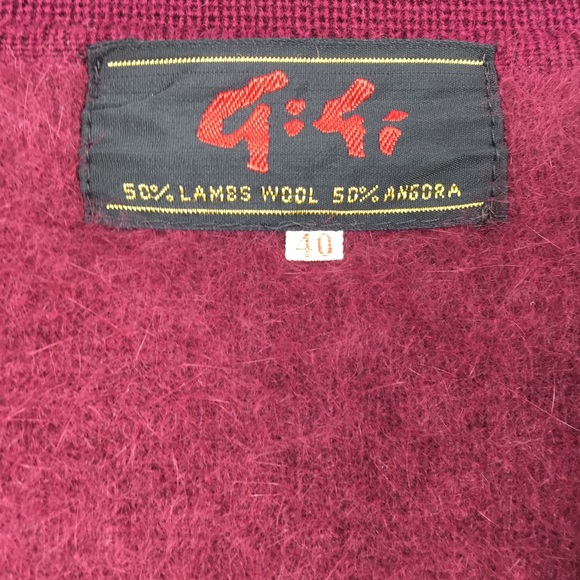Authentic Gi Gi 50%Angora 50%Wool Cardigan Sweater - Picture 3 of 8